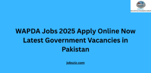 WAPDA Jobs 2025 Apply Online Now Latest Government Vacancies in Pakistan