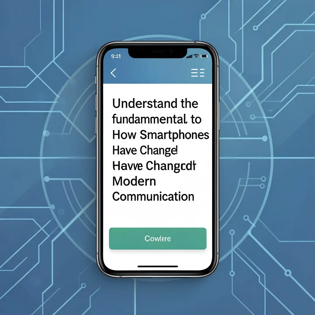 Step 1: Illustration for step: Understand the fundamentals related to How Smartphones Have Changed Modern Co