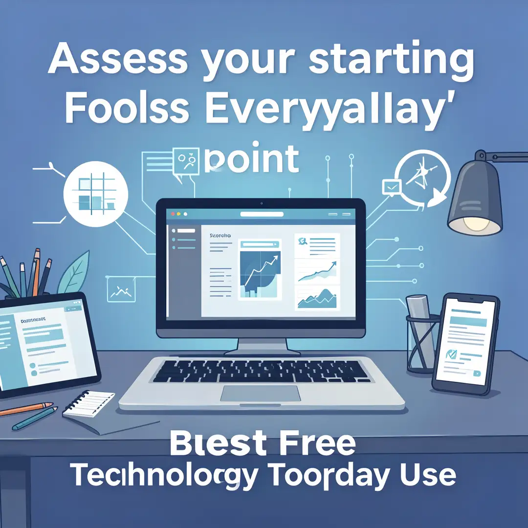 Step 2: Illustration for step: Assess your starting point related to Best Free Technology Tools for Everyday