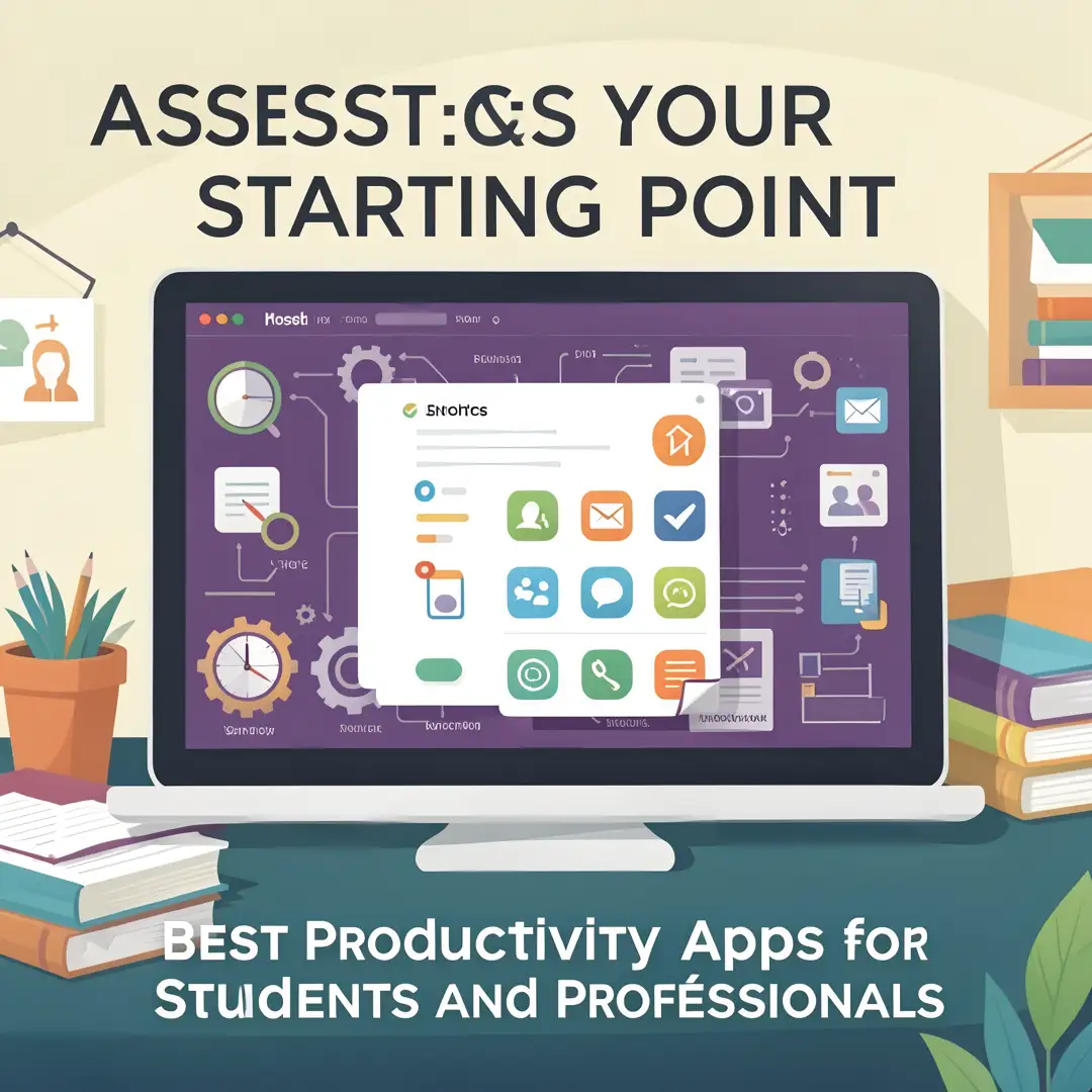 Step 2: Illustration for step: Assess your starting point related to Best Productivity Apps for Students and