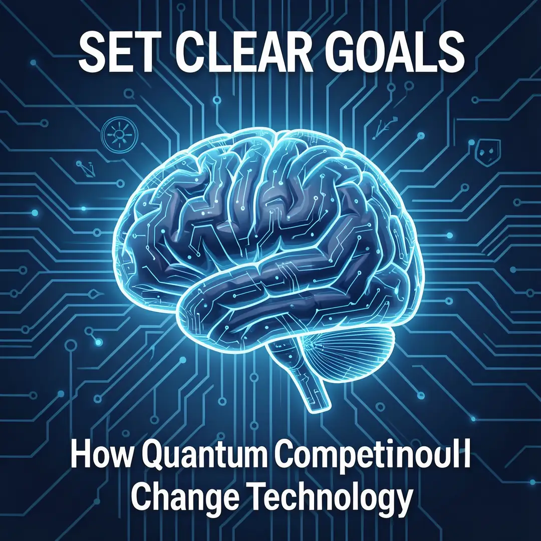 Step 3: Illustration for step: Set clear goals related to How Quantum Computing Could Change Technology, pro