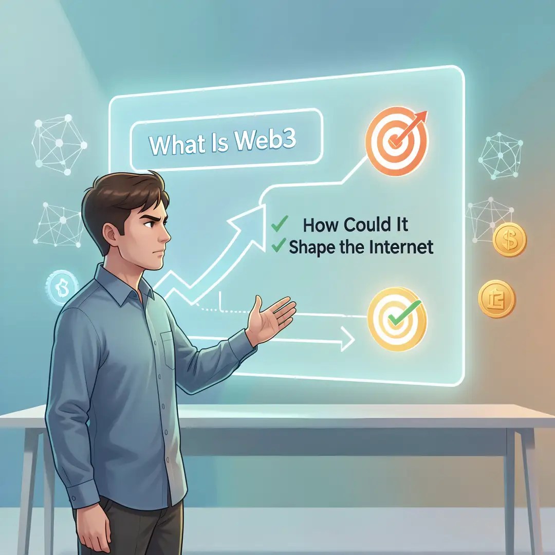 Step 3: Illustration for step: Set clear goals related to What Is Web3 and How Could It Shape the Internet,