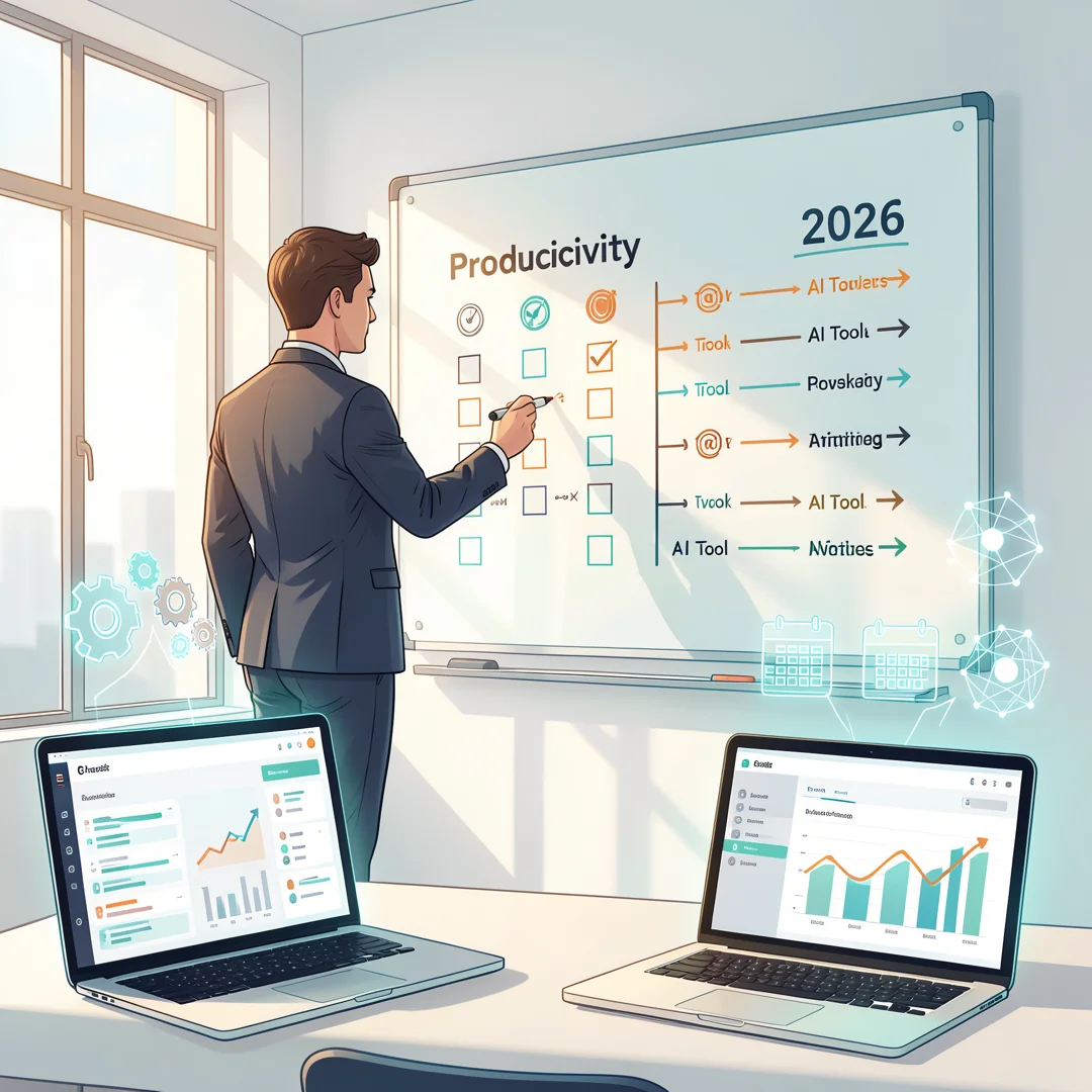 Step 3: Illustration for step: Set clear goals related to Best AI Tools for Productivity and Work in 2026, p