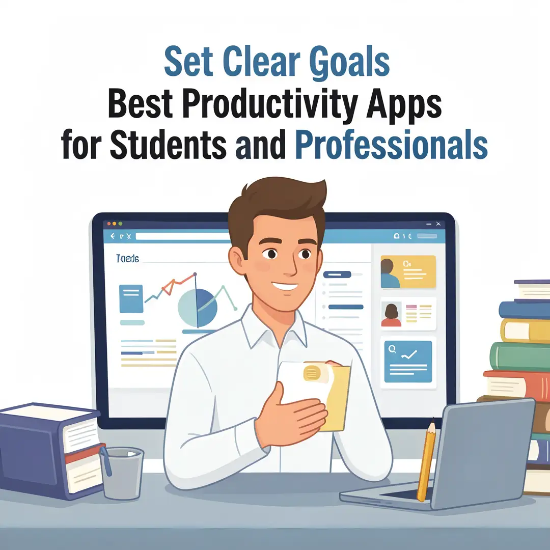 Step 3: Illustration for step: Set clear goals related to Best Productivity Apps for Students and Profession