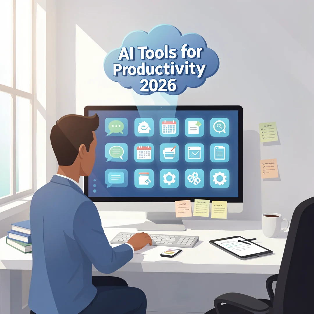 Step 4: Illustration for step: Gather necessary resources related to Best AI Tools for Productivity and Work