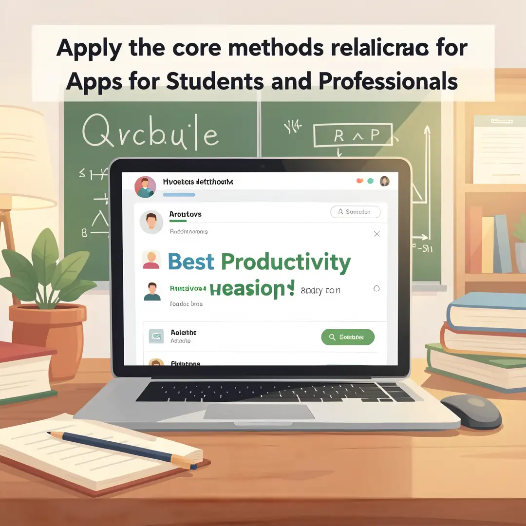 Step 5: Illustration for step: Apply the core methods related to Best Productivity Apps for Students and Pro