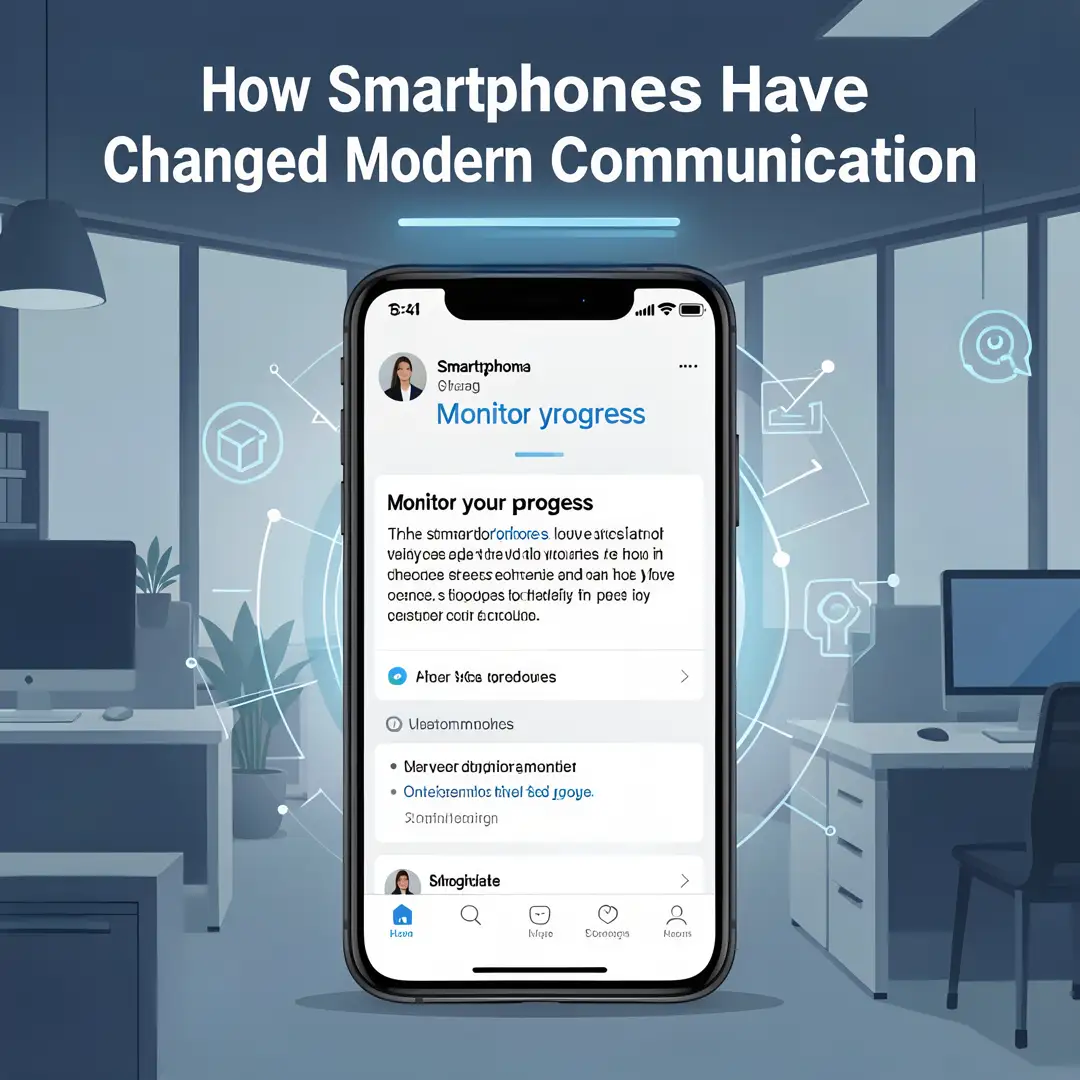 Step 6: Illustration for step: Monitor your progress related to How Smartphones Have Changed Modern Communic