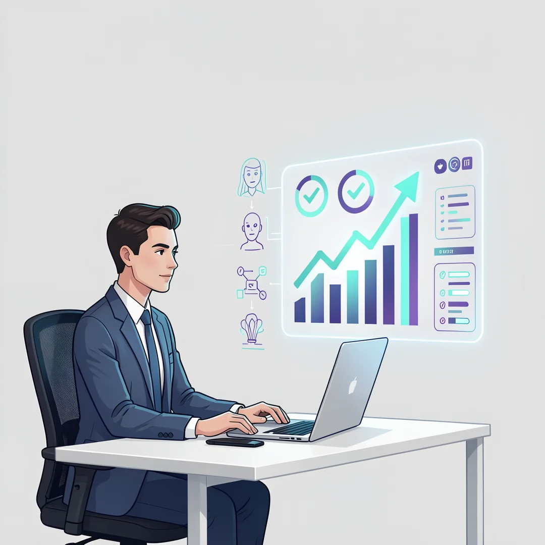 Step 6: Illustration for step: Monitor your progress related to Best AI Tools for Productivity and Work in 2