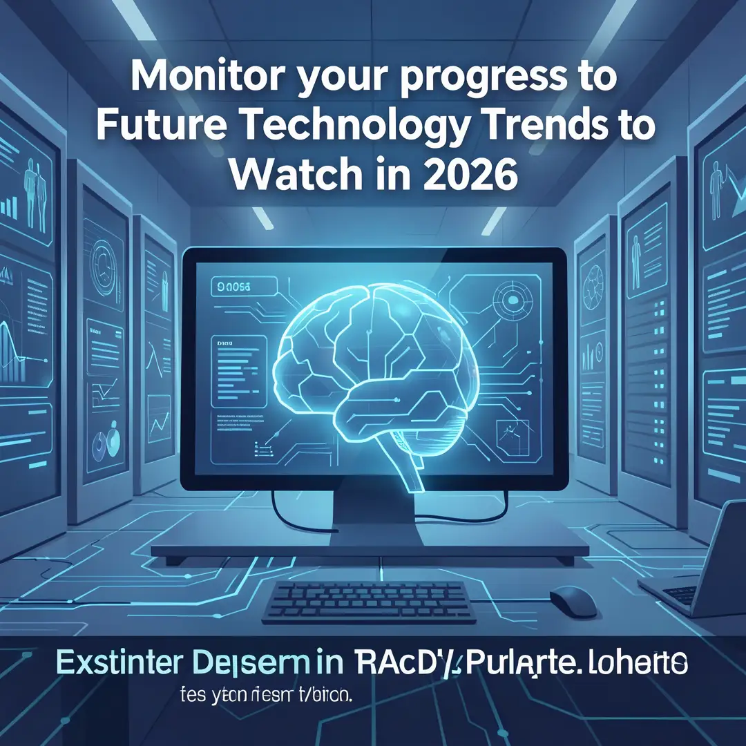 Step 6: Illustration for step: Monitor your progress related to Future Technology Trends to Watch in 2026, p