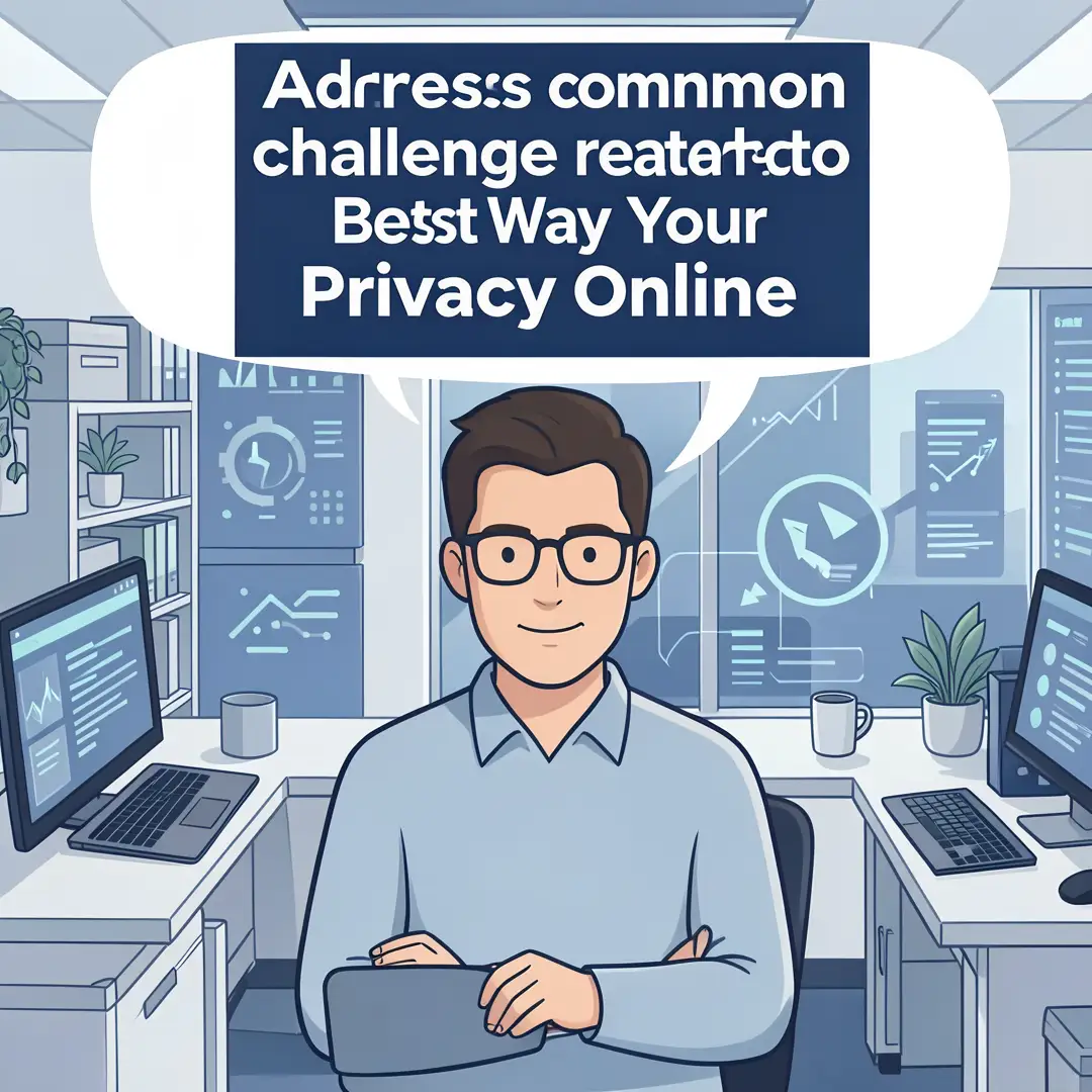 Step 7: Illustration for step: Address common challenges related to Best Ways to Protect Your Privacy Online