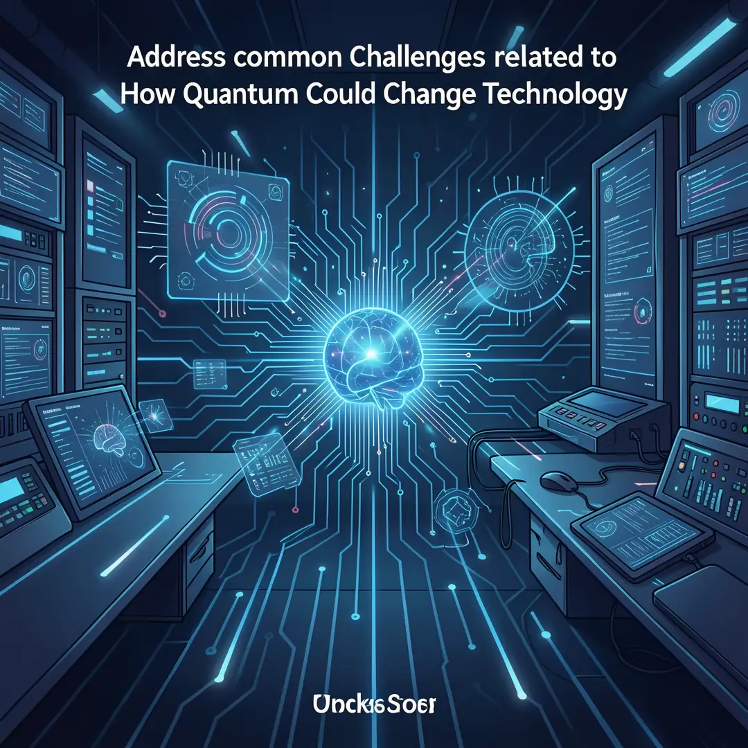 Step 7: Illustration for step: Address common challenges related to How Quantum Computing Could Change Techn