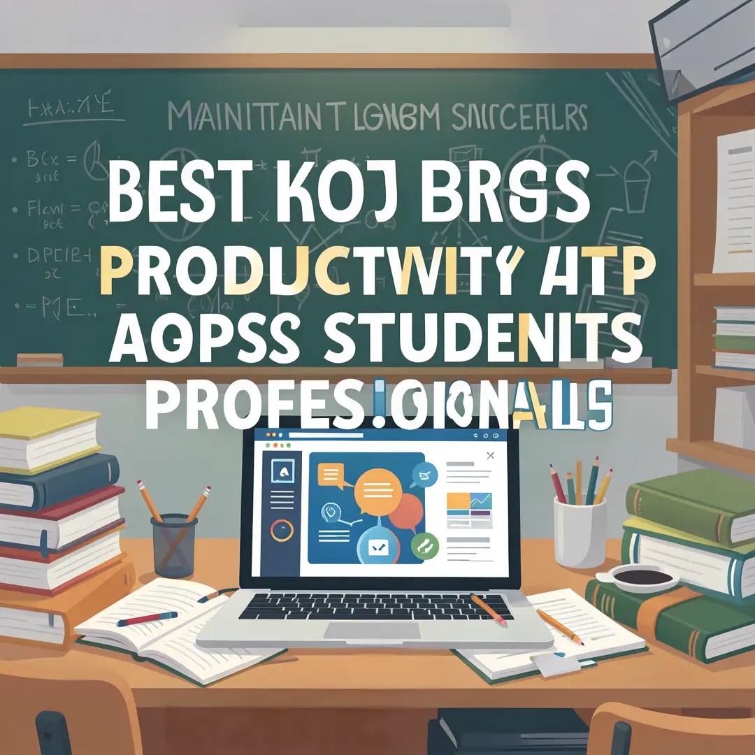 Step 8: Illustration for step: Maintain long-term success related to Best Productivity Apps for Students and