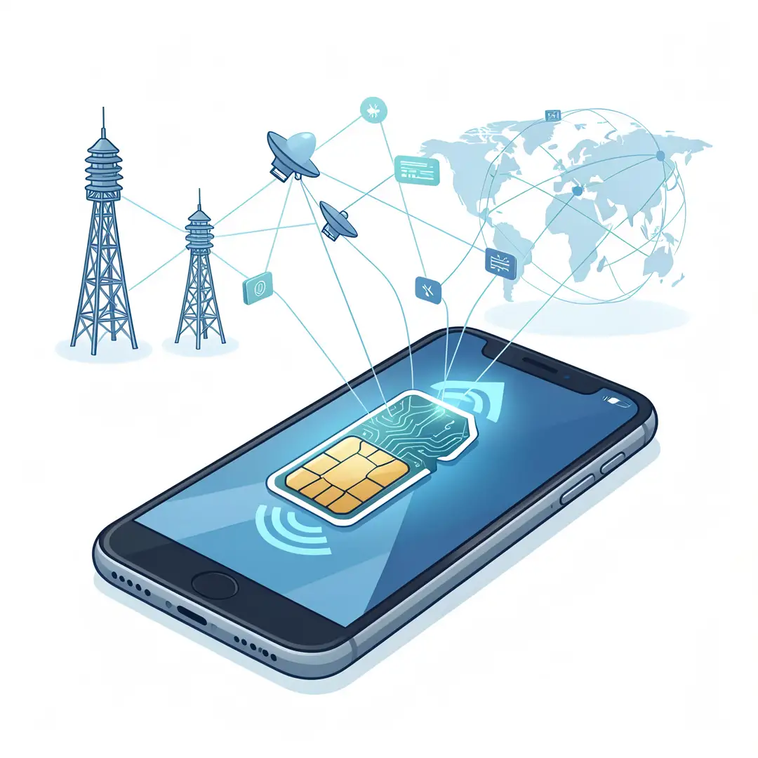 Step 8: Illustration for step: Maintain long-term success related to how internet work via sim card?, profes